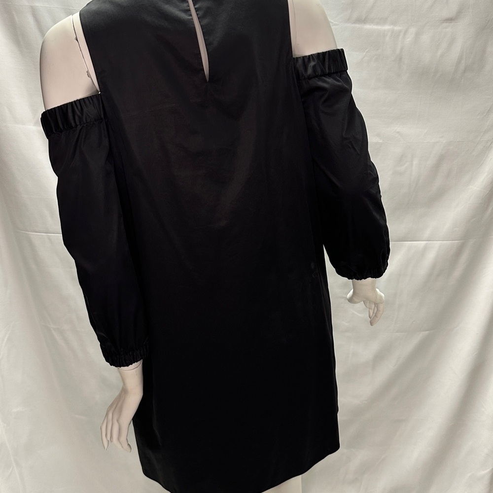 Tibi Size 8 Black Open shoulder Dress - Picture 8 of 12